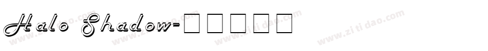 Halo Shadow字体转换